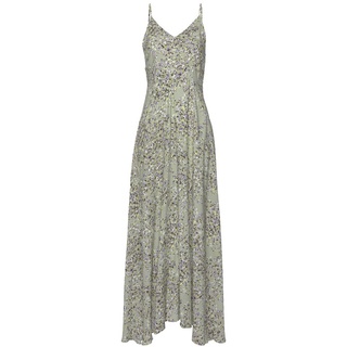 LASCANA Maxikleid Damen grün-lila-bedruckt Gr.42