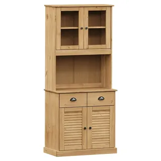 vidaXL Highboard VIGO 78 x 175 x 40 cm Braun