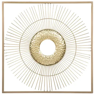 Beliani Strahlen-Optik Metall 50x50 cm