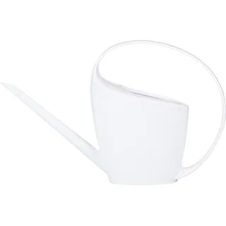 Scheurich Loop, Gießkanne aus Kunststoff, Farbe: Loop, White, 36 cm Breite, 11 cm Tiefe, 23,5 cm hoch, 1,4 l Vol.
