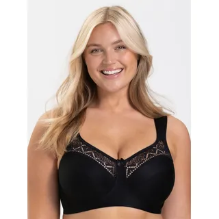 MISS MARY OF SWEDEN Miss Mary Breeze Soft Bra BH schwarz, B, 100, Damen,