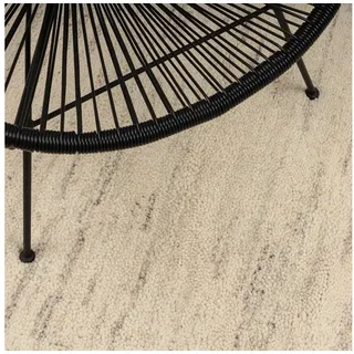 RUG N' ROLL Wollteppich Super Berber simple, weich, pflegeleicht, strapazierfähig, Rechteckig beige 200 cm x 300 cm