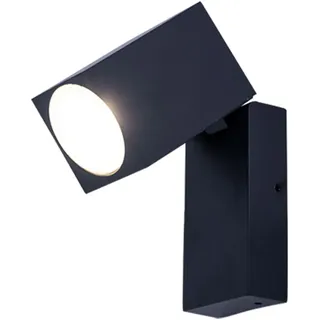V-Tac Außenleuchte Aluminium schwenkbar IP44 1er Set schwarz