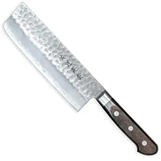 SXL-152540 Hokiyama Sakon Murakumo Tsuchime Nakiri Messer - Japanischer AUS-8 Stahl 3-Lagen & Hoher Kohlenstoff Stahl & Ergonomischer Griff, Klinge 165 mm
