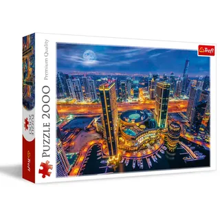 Trefl, Puzzle, Doha, Katar, 2000 Teile, Premium Quality, für Erwachsene und Kinder ab 12 Jahren, Urbane Farben