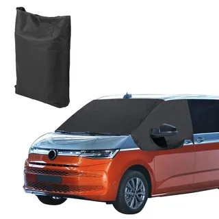 Auto Windschutzscheiben Abdeckung Ersatz für 2021-2026 VW T7 VW T7 California, 600D Auto Sonnenschutz Frontscheibe, 100% Verdunkelnd, Blockiert UV Strahlen, Wetterfeste Frontscheibe Wrap Cover