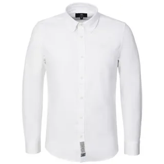 La Martina Langarmhemd MCC006 Herren Klamotte, Dress, Business, Freizeithemd, Anzug weiß XXL