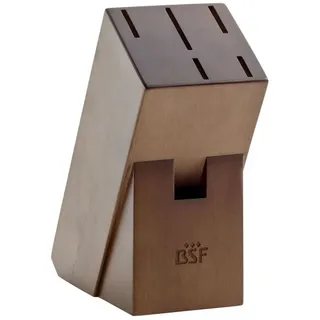 BSF Messerblock BSF Chicago Messerblock, leer, 6 Braun platz für 5 Messern Birkenholz (1tlg)