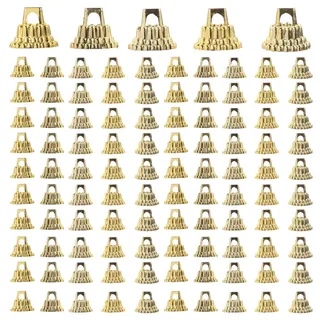 VICASKY BefüLlbare Weihnachtskugeln Kugeln Zum BefüLlen Christbaumkugeln Bemalen Befiillen 200 Stück Weihnachtsornamentkappen Weihnachtsdekoration Kugelanhänger Kappen Runde Ornamentkappe DIY