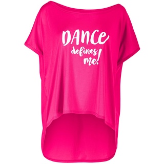 Winshape Damen Ultra leichtes Modal-Shirt MCT017 Defines me, Dance Style, Fitness Freizeit Sport Yoga Workout T, deep-pink, L