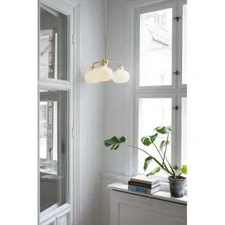 Nordlux Raito 3-flg. 57 cm rund Opal/Weiß