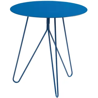 [en.casa] Beistelltisch, Nopimi 45xØ43 cm Blau, matt 43 x 45 cm)