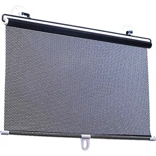 Kein Bohren Blackout Rollo, einziehbare Sonnenschutz Rollo mit Saugnapf, Blackout Vorhänge, für Auto/Büro Fenster, 50x125cm Lefou