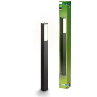 Philips Wegeleuchte Aluminium 77 cm IP44 inkl. LED 800 lm grau