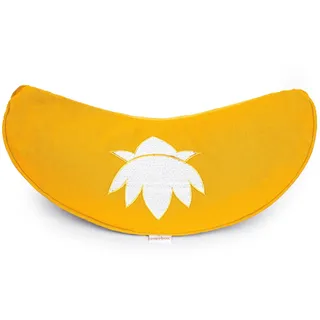 yogabox Yogakissen Halbmond Basic Lotus Stick weiß - dotter 40 x 17 12,0 cm 1 St