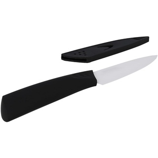 EUROHOME Messer aus Keramik mit Schutzhülle für einen präzisen Schnitt - Küchenmesser 20,5 cm- Keramikmesser mit ergonomischem Griff - Kochmesser schnittstark langanhaltende Schärfe