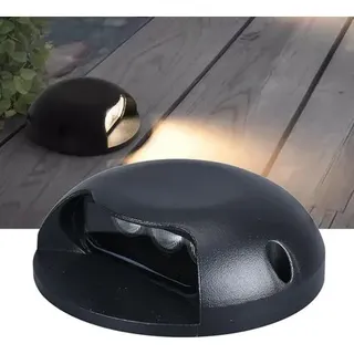 Niedervolt-led-untergrundleuchte, Einbauleuchte, Ip66 Wasserdicht, Ac/dc 12/24 V, Einseitig Beleuchtete Außenleuchte Für Einfahrt, Park, Garten, Terrasse, Landschaftsbeleuchtung (blau)