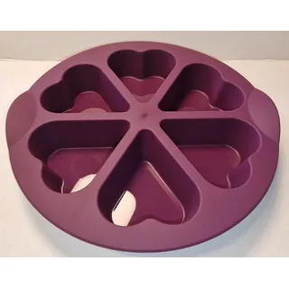 Tupperware Silikon Muffin Eis Herz-Backform