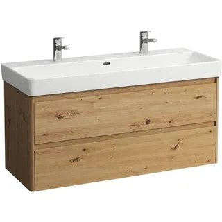 Laufen Waschtischunterschrank BASE 2.0 2 Schubladen 116,8 x 51,5 x 44,6 cm Wildeiche