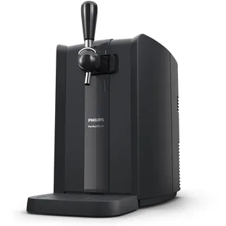 PHILIPS Bierzapfanlage "Perfect Draft 5000 Series", schwarz, B:26,1cm H:44,3cm T:49,3cm, Zapfanlagen, mit 3 Grad Kühlung und LED Beleuchtung