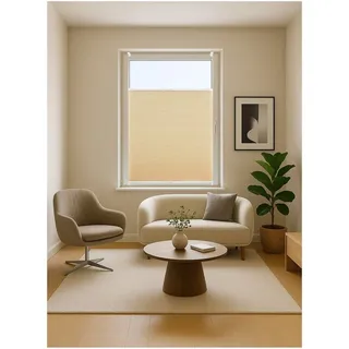 ONDECO Wabenplissee 120 x 130 cm beige
