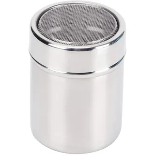 Edelstahl-Streuer, Puderzuckerstreuer Mit Frischhaltedeckel, Netzstreuer, Puderzucker, Edelstahl-Pulverstreuer Powder Shakers Mesh Shaker Kakaostreuer Streuer Mit Deckel Für Kaffee, Cappuccino