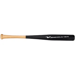 Baseballschläger aus Buchenholz, 26 in - Schwarz