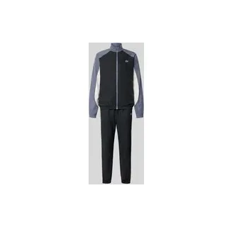 Regular Fit Trainingsanzug mit wasserabweisender Beschichtung, Black, L