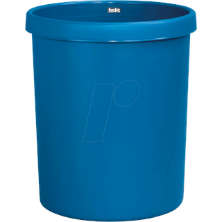 HELIT H61061-34 - Papierkorb 30 Liter, blau