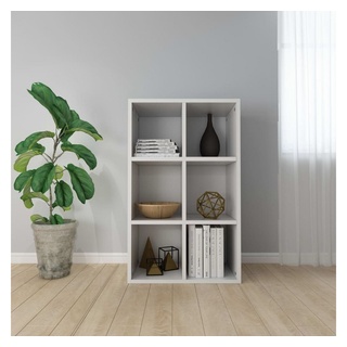 furnicato Bücherregal Bücherregal/Sideboard Weiß 66x30x98 cm Holzwerkstoff weiß