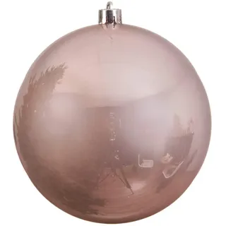 Christmas Decoration Weihnachtskugeln XXL 14cm Christbaumkugeln bruchsicher rosa Hellrosa zartrosa Rose puderrosa