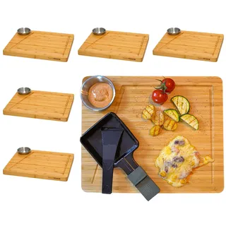 Dune Design 6 Personen Raclette Teller Set 30x25 cm