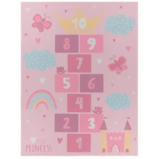 TT Home Herz Kinderteppich 160 x 220 cm Pink