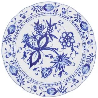 Kahla Rosella Zwiebelmuster Speiseteller 24 cm blau