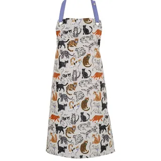 Ulster Weavers Feline Friends PVC Apron Schürze, grün, 62cm x 83cm - 62cm x 83cm