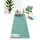 Wollteppich CARPETFINE Gabbeh auch als Rund erhältlich blau türkis B 75cm H 15mm L 240cm Wolle Teppiche reine Wolle handgewebt Gabbeh Loom Tiermotiv große Farbauswahl