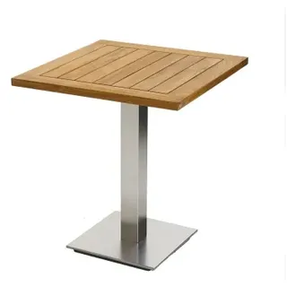 Niehoff Klapptisch 68 x 68 x 76 cm Braun/Weiß