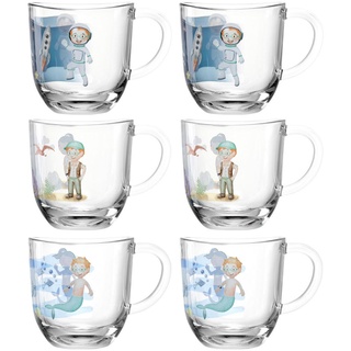 Leonardo Tassenset, Klar, Glas, 19.8x9.3x29.70 cm, Kaffee & Tee, Tassen, Kaffeetassen-Sets