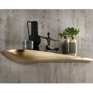 die Faktorei »Stone« Wandregal II gold klein