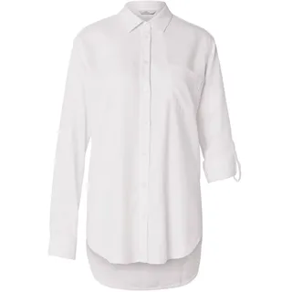 Tchibo - Lange Leinenbluse - Damen - Gr. 42 - weiß