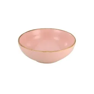 CreaTable Schalen-Set NATURE COLLECTION rosa Steinzeug D: ca. 16,5 cm - rosa