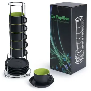 MiaMio Espressotasse 0,075 l Grün 6 St.