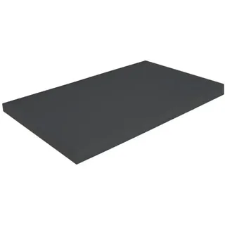 Uzman Schneidebrett Premium Gastro Schneidebrett Kunststoff 60x40x2cm Gastrobrett schwarz