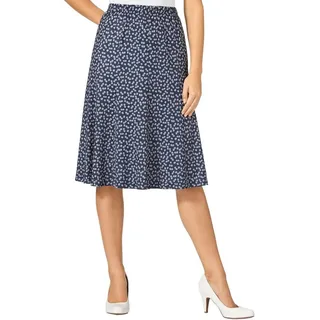 Witt Weiden Jerseyrock Damen Floral Blau/Weiß 19