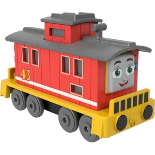 Thomas & Friends Fisher-Price Brake Car Bruno Push-Along die-cast Toy Train Engine for Preschool Kids Ages 3 Years and Older