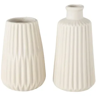 Boltze Vase Esko 2er-Set, creme
