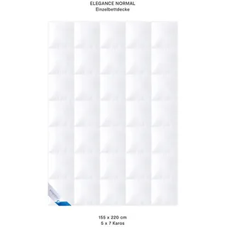 BÖHMERWALD Daunen Elegance Kassettenbett Normal (Größe: 155x220 cm)