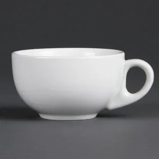 Olympia Cappuccino-Tasse 0,21 l Weiß 12 St.
