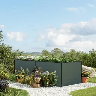 GFP Kingsize 235 x 99 x 77 cm Hochbeet, Anthrazit - (GFPV00357)
