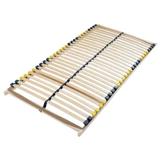 Lattenrost 90x200 cm, Ergonomischer 7-Zonen Lattenrost, Stabiles Buchenholz, 28 Federholzleisten, Germany, Belastbar bis 150 kg